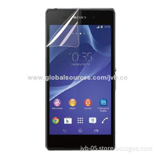 HD Clear Screen Protector Manufacturer for Sony Xperia Z2 Front and Rear, Easy-to-apply, -remove